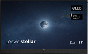 Loewe stellar 83 dr+ alu black + black